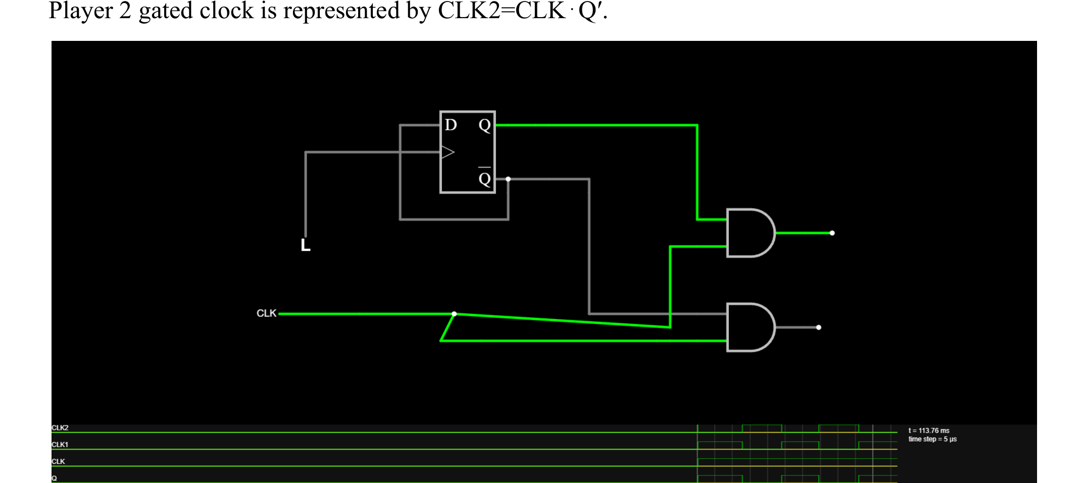 Clock Routing & Gating Logic Simulation