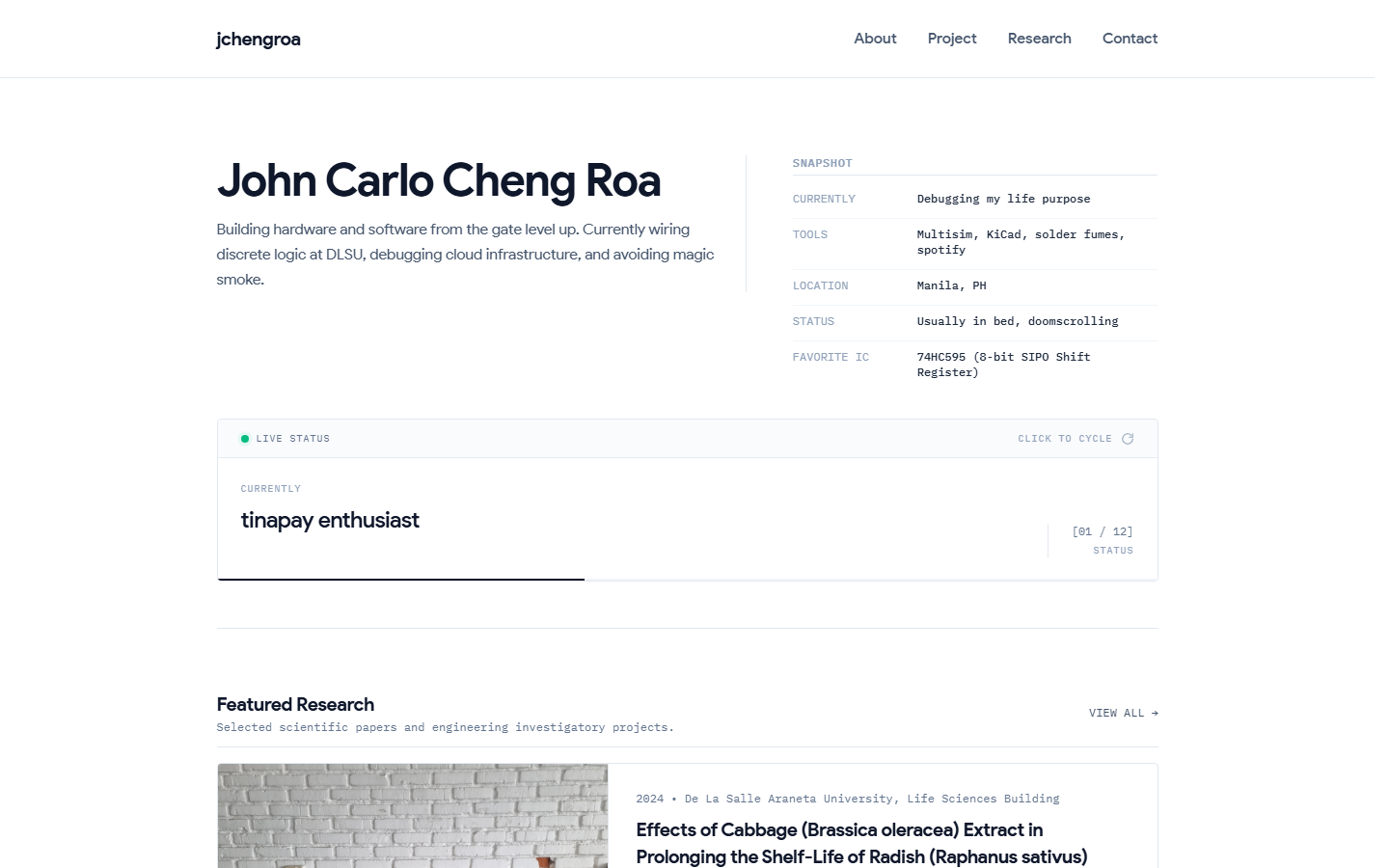 Portfolio & Technical Archive Platform